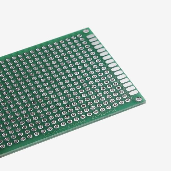 Kit 5 PCB Universelles Double Face 8x12cm – Carte Proto Soudure Bricolage Électronique