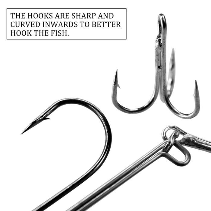 Fish Arrow Tête plombée Flash Head avec hameçon triple 14 grammes (1766