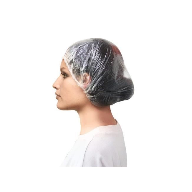 LOT DE 100 bonnets de douche jetables chapeaux anti-poussière non
