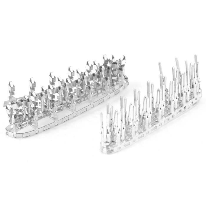 Connecteur PCB Angle Droit 5 Broches - Pas 2.54mm, Plaqué Or, Rangée Unique, Lot De 50