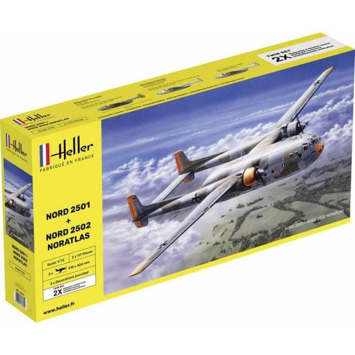 HELLER - Maquette Avion Nord 2501 + Nord 2502 