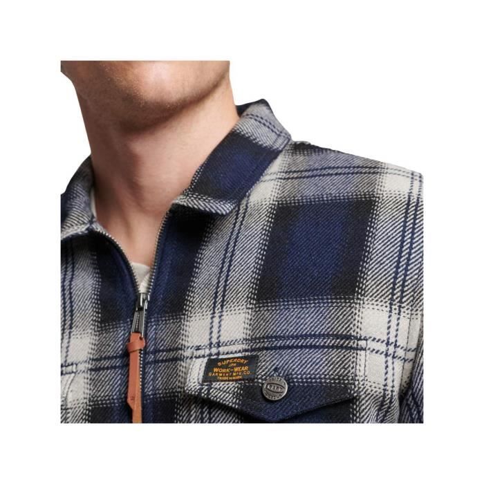 Veste a carreaux superdry outlet