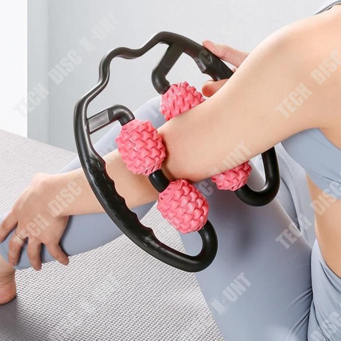 1 Pc 360 Degrés Yoga Jambe Masseur Bâton De Massage Pince Rouleau De