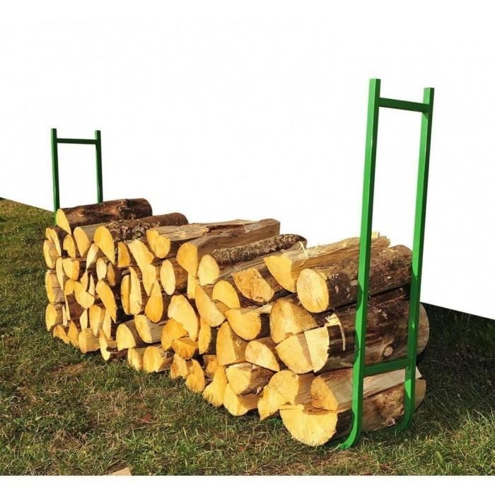 Range bûche - Serre bûche extensible pour le stockage du bois
