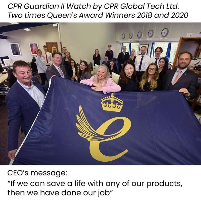 Cpr Guardian Ii Montre Connectée Gps Pour Enfants Avec Bouton Sos Pour