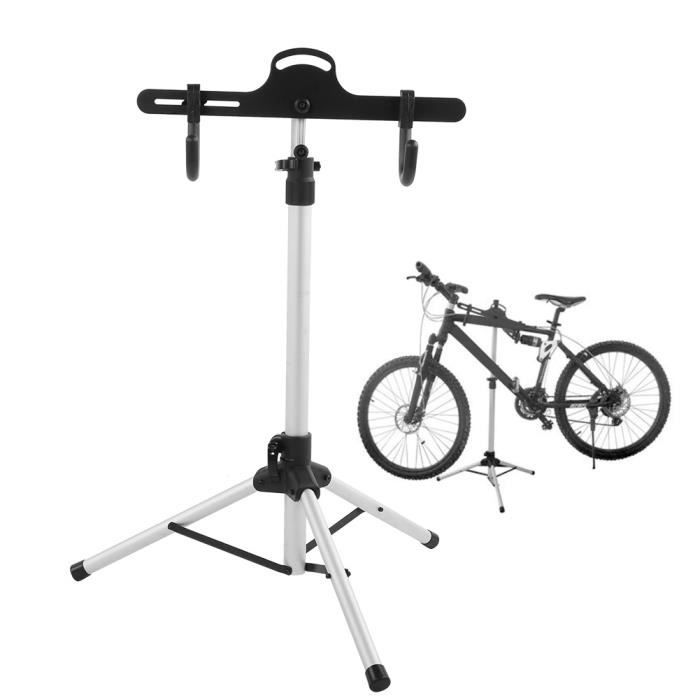 Support De Montage Vélo BIKE HAND – Aluminium Pliable – Charge Max 50 Kg – Rotule 360° – Plateau Magnétique – Atelier Maison