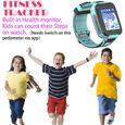 Montre Connectée Enfant,P67 étanche Smartwatch avec GPS LBS WiFi Tracker Chat Vocal SOS Reveil Jeu de la Caméra Sports Regarder-3
