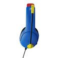 Casque gaming filaire - PDP - Super Mario Airlite Nintendo Switch - Licence officielle Nintendo - Microphone flexible Bleu et rouge-3