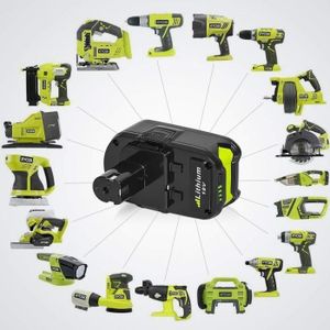 1/6X 18V 3.0AH For Ryobi One Plus P103 18 Volt Lithium-ion High 1/6X 18V 3.0AH For Ryobi One Plus P103 18 Volt Lithium-ion High