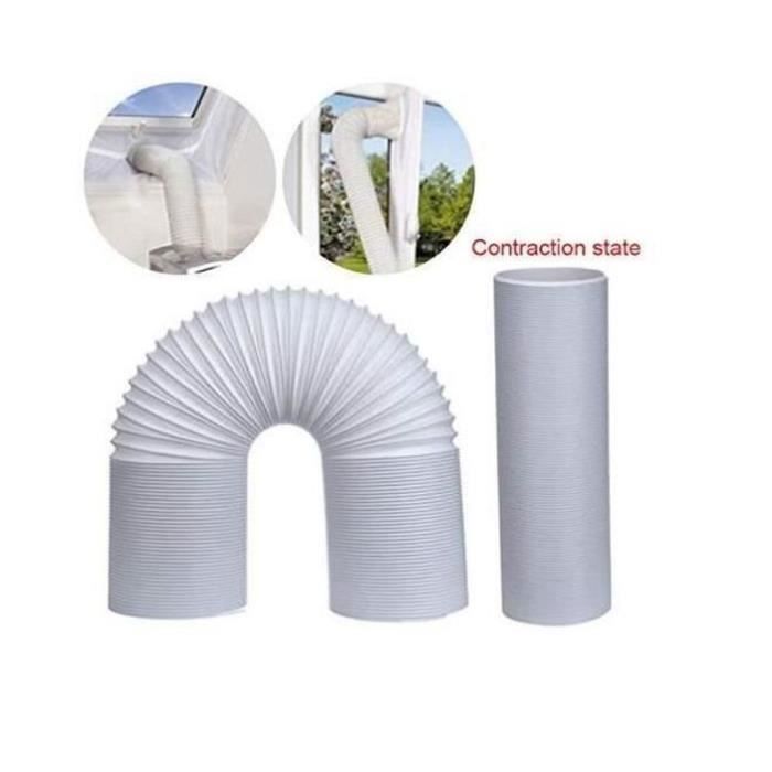 Tuyau Climatiseur Mobile Diamètre 13Cm-15Cm, Tuyau D'Évacuation D'Air En Pvc Flexible Pour