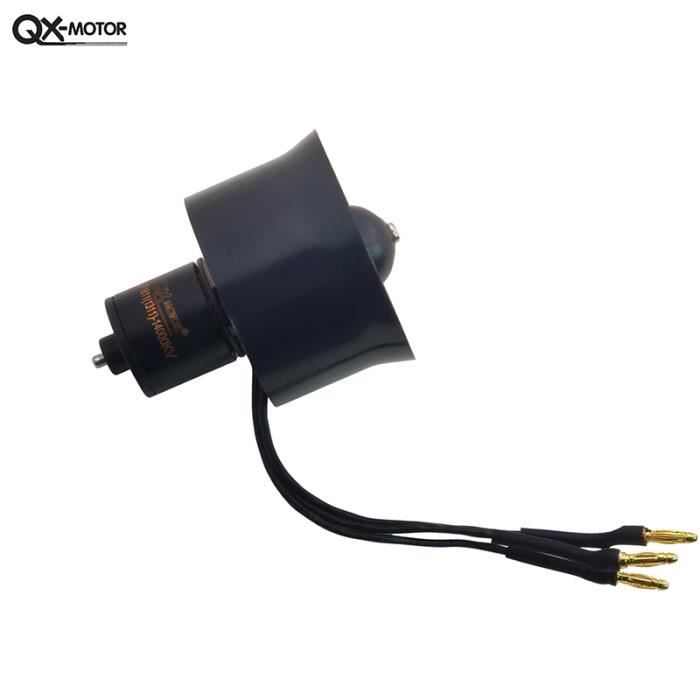 Ventilateur conduit QX‑Motor 30 mm EDF 6 lames avec moteur sans balais QF1611‑7000KV 2‑4S pour modèles d'avion télécommandés, accessoires d'avion 30 mm EDF 2S