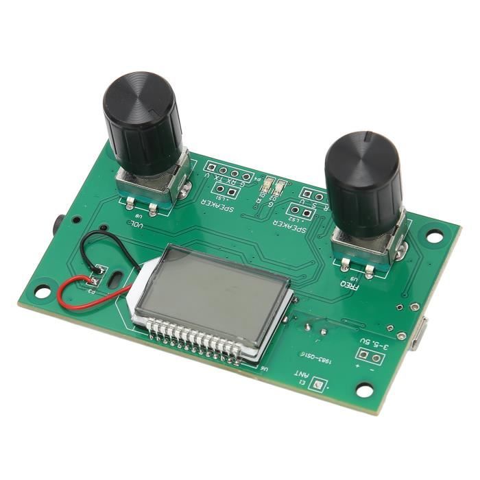 Module Émetteur FM Numérique PLL 76-108 MHz – Stéréo DSP Avec Écran LCD