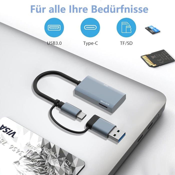 Leitor De Cartão Interno Usb 3.0 Sd/micro Sd/tf Flash 3.5, Painel Frontal Usb C Tipo C 2 Portas Usb 3.0 Hub De Disquete Usb 3.1 Gen 1