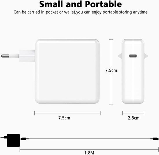 100W USB C Chargeur Pour MacBook Pro Et MacBook Air Cameroon