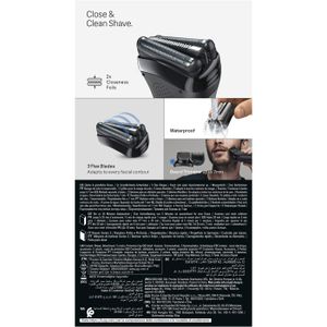Rasoir Électrique Homme 4D 3 Têtes - Rasage Humide/Sec & Tondeuse Barbe - Neuf Version FR