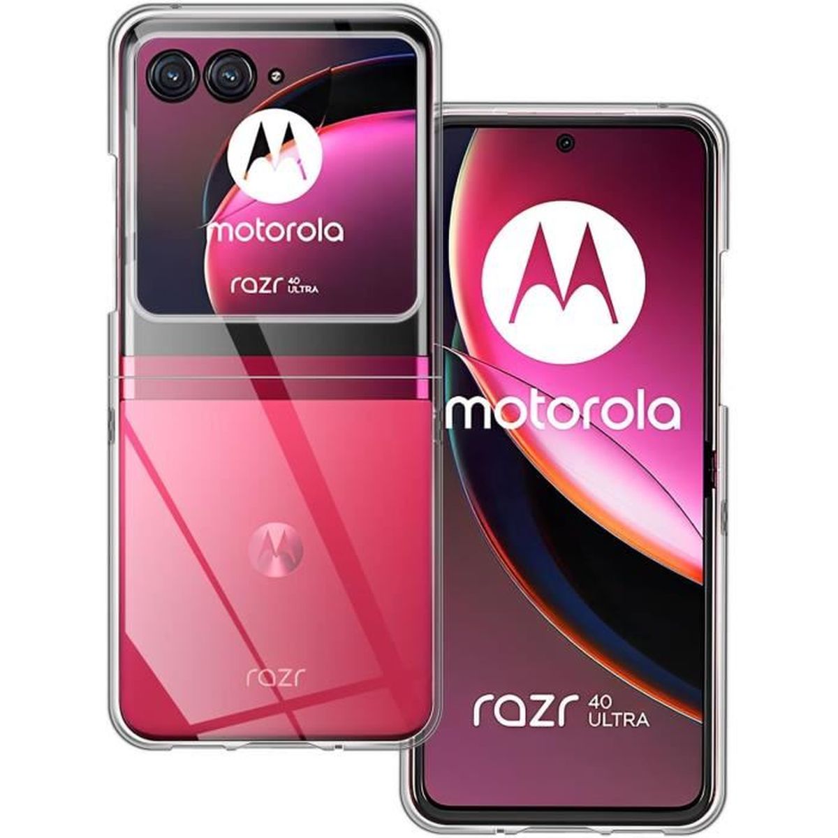 Custodia Sottile Motorola Razr 40 Ultra - Pieghevole, Anti-impronte E Antiurto - PC Rigido