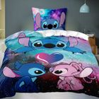 Housse de couette - Stitch - 135x200 cm - 1 personne - 1 oreiller 80x80 cm - Lavable à 40°
