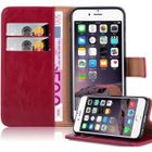 Coque Apple iPhone 6 PLUS - iPhone 6S PLUS en ROUGE CERISE de Cadorabo (Design LUXURY) Etui de Protection Complète avec Rabat à