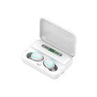 EXBON Écouteurs sans Fil Bluetooth 5.0 avec réduction de Bruit, écouteurs Sportifs dans l'oreille Mic Casques pour/Android/iOS - Blanc