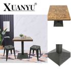 Table à Manger - XUANYU - Modèle Vintage - Bois Massif - 4-6 Places - 75 cm de Hauteur