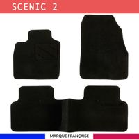 Tapis de voiture - Sur Mesure pour SCENIC 2 - Renault - Lot de 3 tapis - Antidérapant AUTOGRIP®