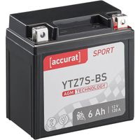 Batterie moto YTZ7S-BS 6Ah AGM