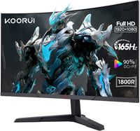 Ecran PC Gaming Incurvé - KOORUI 24E6CA - 23.6" FHD - Dalle VA 1800R- 165 Hz - 2xHDMI 1.4,1xDisplayPort