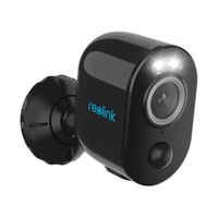 Reolink 4MP Caméra Surveillance Extérieur Batteries, WiFi 2,4/5GHz, Détection Humaine, Vision Nocturne en Couleur, Argus 3 Pro-Noir