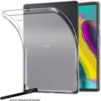 Coque de protection souple silicone transparente pour Samsung Galaxy Tab S5e T720 T725 avec Stylet Toproduits®