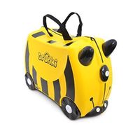 Trunki - Valise   Ride-On Suitcase Bagage Enfant, 46 cm, 18 L, Jaune et Noir