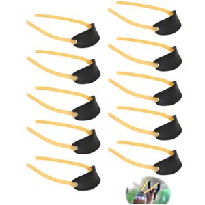 12 Pièces Élastique Lance Pierre,Bande Élastique Slingshot 2Mm