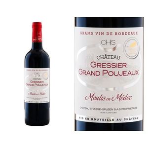 VIN ROUGE Château Gressier Grand Poujeaux 2014 0 - Vin Rouge