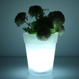 LAMPE DE JARDIN  Lampadaire extérieur - [C880316876] - Éclairage LED à énergie solaire - Pot de fleurs