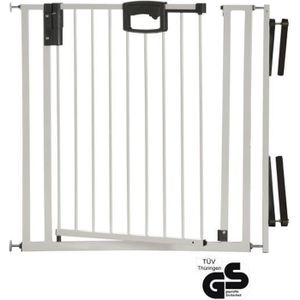 BARRIÈRE DE SÉCURITÉ  Barrière de porte et d'escalier Easylock Plus en métal à fixer par pression 84,5 cm - 92,5 cm
