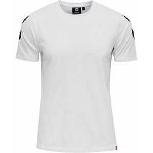 T-SHIRT MAILLOT DE SPORT T-shirt Hummel Legacy Chevron - Blanc - Homme - Jersey Flexible et Durable
