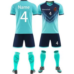 Maillot de Foot Enfant Personnalisé Adultes Hommes Femmes avec Le Nom du  Logo de l'équipe Ensemble Foot Enfant Personnalisable