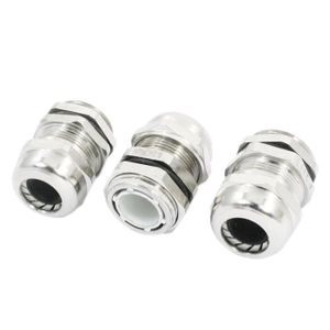 Sourcingmap/® 10Pcs Fixation /étanche connecteur /à Presse-/étoupe PG25 pour 16-21mm diam/ètre Fil c/âble