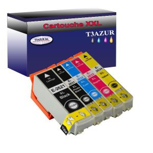CARTOUCHE IMPRIMANTE Lot de 5 Cartouches Compatibles pour Epson XP-510,