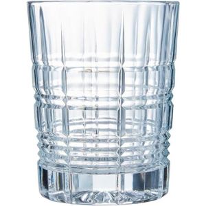 Lot De 6 Verres Long Drink 350 Ml - Ritzenhoff & Breker - Design à Facettes - Lave-vaisselle