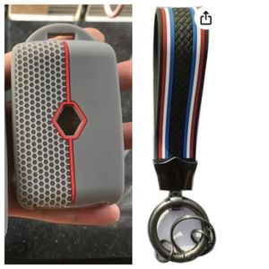 Otai Coque De Clé De Voiture En Silicone Pour Renault Megane 3 Laguna Clio 4 Captur Durable Souple