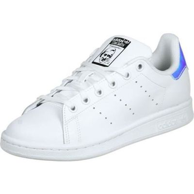 Baskets Adidas Stan Smith J AQ6272 Homme Cuir Blanc ADIDAS ORIGINALS Plat Lacets Blanc Cdiscount Chaussures