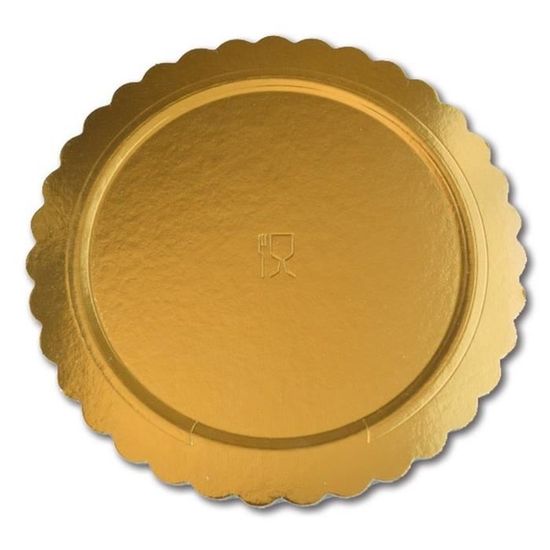 Yvttve Plateau Rond Doré en Métal, Plateau Decoratif Bougie, Plateaux de Service en Acier Inoxydable Bijoux et Maquillage Organiseur Assiette ( 20 cm, Doré