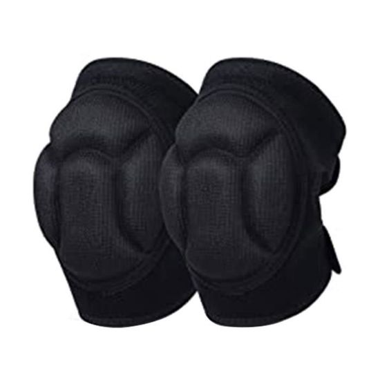 Genouillères De Protection Unisexe - Pour Jardinage, Nettoyage, Bricolage - Taille Unique Noires Neuves