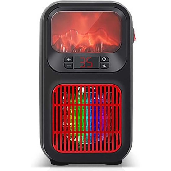 Mini Chauffage Cinétique Solaire Portable - Décorations Voiture Ou Maison - Rotation 360° - Double Anneau