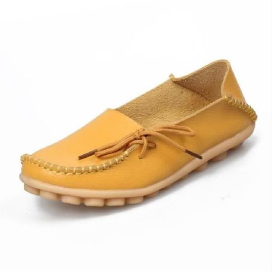 mocassin de luxe femme