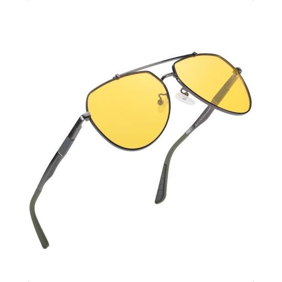 Lunettes de conduite de nuit antireflets polarisées HD pour la vision