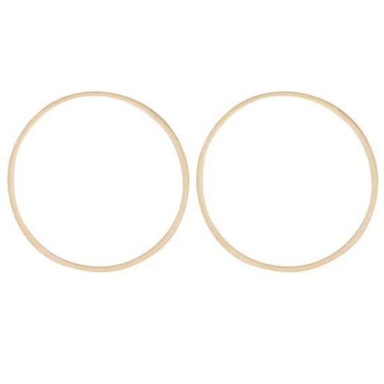 Lot De 3 Cerceaux De Broderie Carrés En Bois - Tailles S, M, L - Pour Couture, Broderie, Affichage