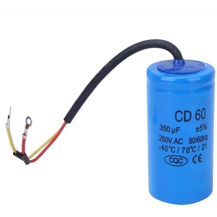 Condensateur CD60 150uF 250V AC Moteur - Démarrage Compresseur Climatiseur Pompe