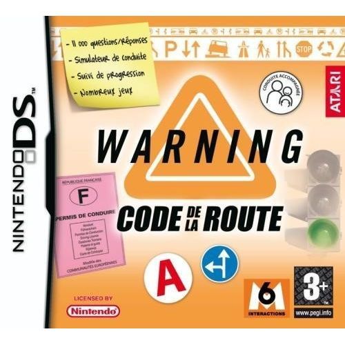 Warning : Code De La Route / Jeu Nintendo Ds