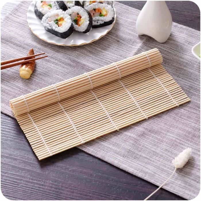 Sushi Riz Rouleau Roulant Bambou DIY Maker Sushi Tapis Outil De Cuisson Fabrication De Sushi ao1928